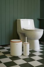 ست سطل و برس هیوا طرح چوب