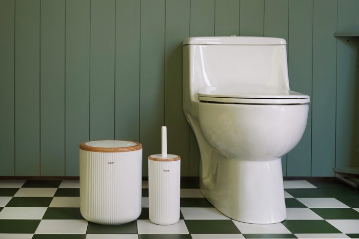 ست سطل و برس هیوا طرح چوب - تصویر 2