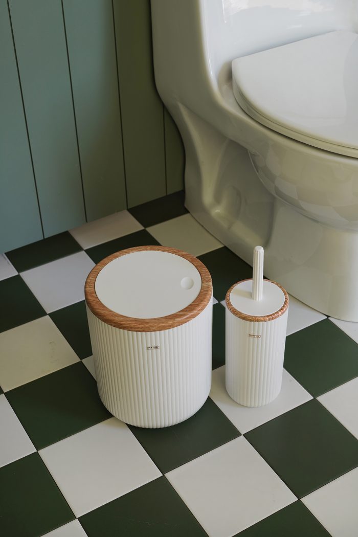 ست سطل و برس هیوا طرح چوب - تصویر 3